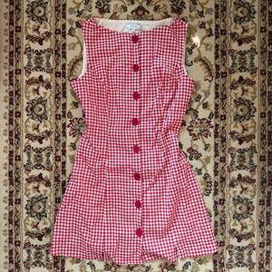 Rihoas Gingham Mini Dress